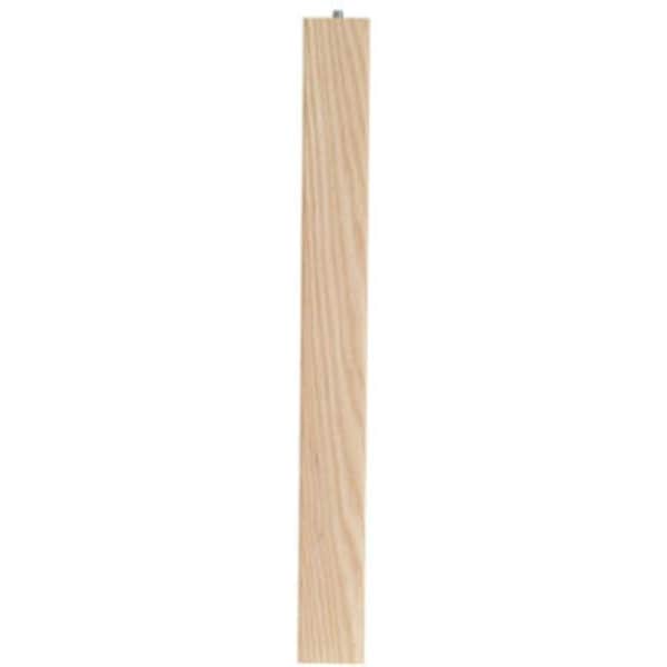 Waddell Mfg Waddell 2678 1.63 x 1.63 in. Ash Parsons Table Leg - Sanded Finish 439836 - main
